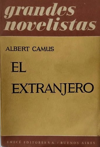 Albert Camus: El extranjero (Paperback, Spanish language, 1949, Emecé)