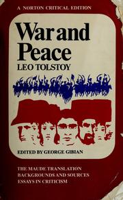 Lev Nikolaevič Tolstoy: War and peace (1966, W. W. Norton)