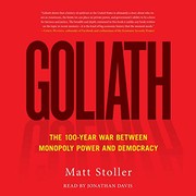 Matt Stoller: Goliath (2019, Simon & Schuster Audio and Blackstone Audio)