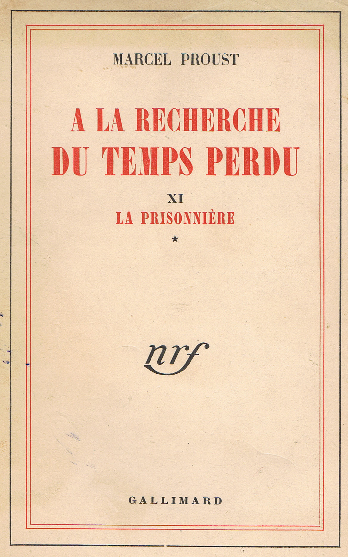 Marcel Proust: À  la recherche du temps perdu. (French language, 1963, Gallimard)