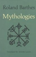 Roland Barthes: Mythologies (1972, Hill and Wang)