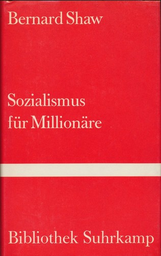 Bernard Shaw: Sozialismus für Millionäre (Hardcover, German language, 1979, Suhrkamp Verlag)