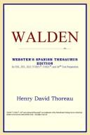 ICON Reference: Walden (Webster's Spanish Thesaurus Edition) (Paperback, 2006, ICON Reference)