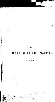 None None, Plato, Benjamin Jowett, Benjamin Jowett: The Dialogues of Plato (1872, Charles Scribner and Company)