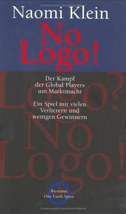 Naomi Klein: No Logo. (Paperback, German language, 2002, Riemann Verlag)