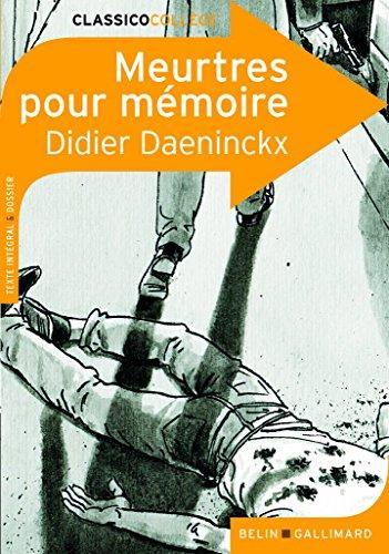 Didier Daeninckx: Meurtres Pour Memoires (French language, 2008)