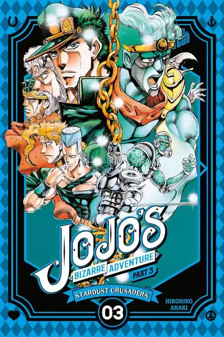 Hirohiko Araki: JoJo's Bizarre Adventure Part 3 Stardust Crusaders Vol. 03 (Paperback, Deutsch language, 2023, Manga Cult)