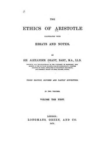 Αριστοτέλης: The ethics of Aristotle. (Ancient Greek language, 1973, Arno Press)