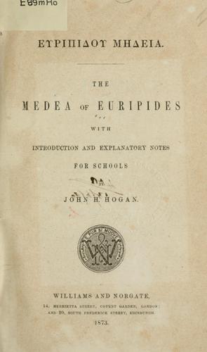 Euripides: The Medea (1873, Williams)