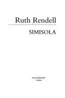 Ruth Rendell: Simisola (Hardcover, 1994, Hutchinson)