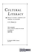 E. D. Hirsch: Cultural literacy (1987, Houghton Mifflin)