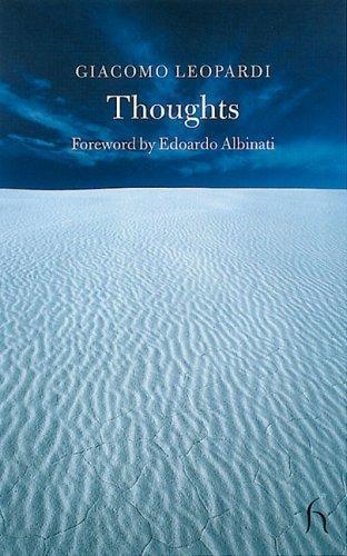 Giacomo Leopardi: Thoughts