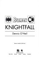 Dennis O'Neil: Batman (1994, Bantam Books)
