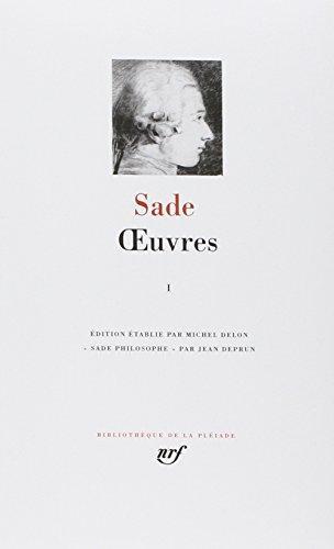 Marquis de Sade: Oeuvres Completes (French language, 2013)