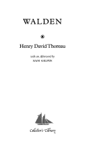 Henry David Thoreau: Walden (2004, Collector's Library)