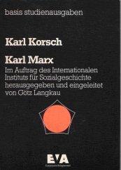 Karl Korsch: Karl Marx (German language, 1975, Europäische Verlagsanstalt)