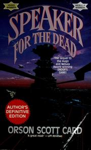 Orson Scott Card: Speaker for the Dead (Paperback, 1994, Tom Doherty Associates, Inc.)