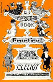 T. S. Eliot: Old Possum's Book of Practical Cats (1982, Harcourt Brace Jovanovich)