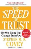 Stephen R. Covey, Rebecca R. Merrill: The SPEED of Trust (Paperback, 2008, Free Press)