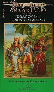 Margaret Weis: Dragonlance Chronicles (Vol. 3): Dragons of Spring Dawning (1985, TSR, Distributed in the U.S. by Random House)