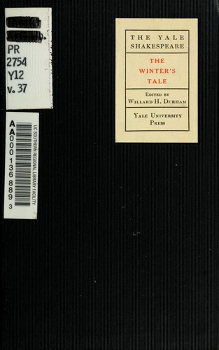 William Shakespeare: The winter's tale. (1923, Yale University Press)