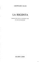 Leopoldo Alas: Regenta, La (Hardcover, 1984, Viking)