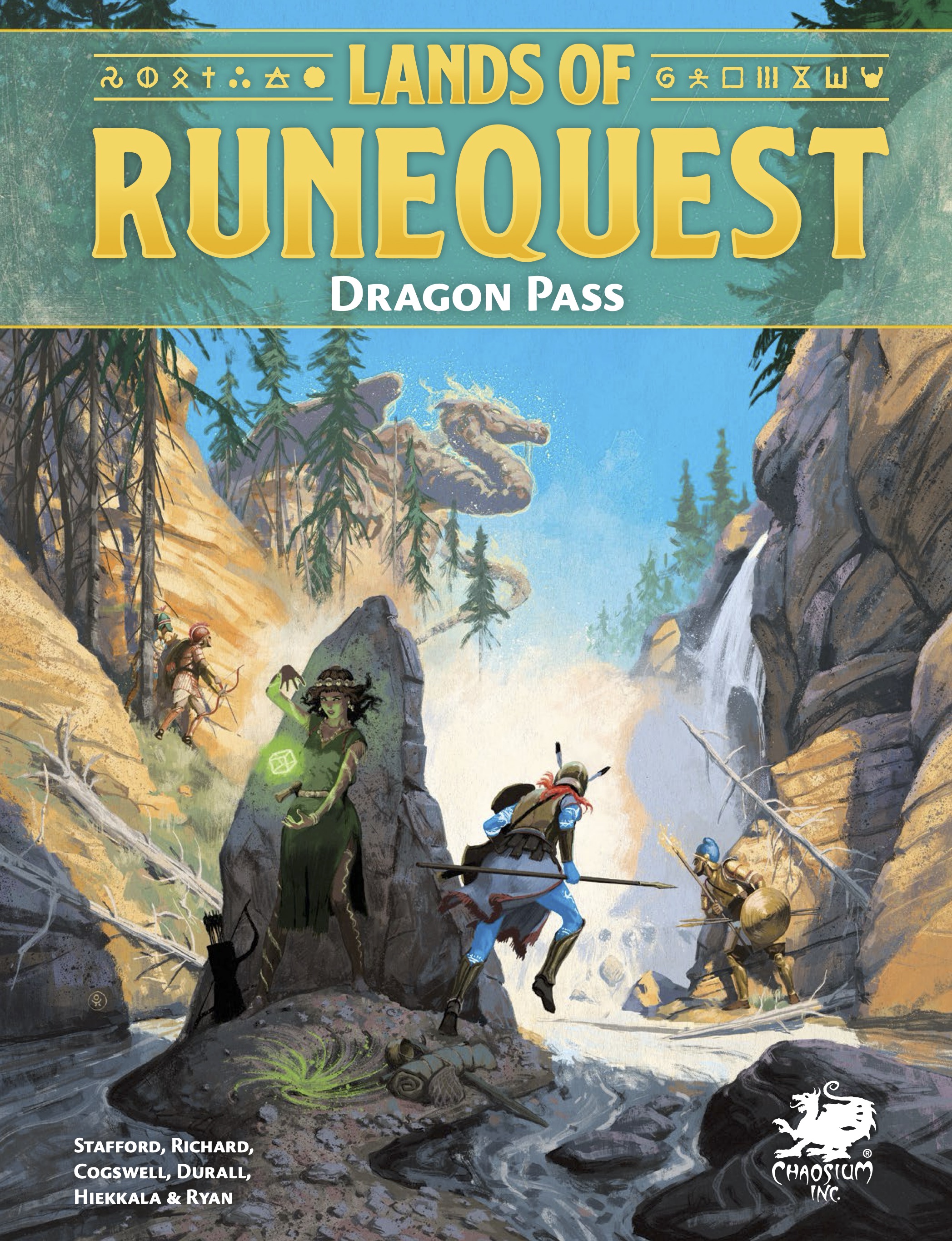 Greg Stafford, Jeff Richard, Jason Durall: Lands of RuneQuest: Dragon Pass (Hardcover, Chaosium)