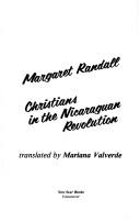 Margaret Randall: Christians in the Nicaraguan revolution (1983, New Star Books)