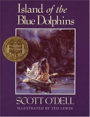 Scott O'Dell: Island of the Blue Dolphins (1990, Houghton Mifflin)