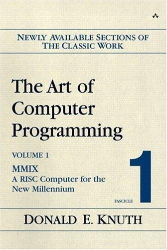 Donald Knuth: The  art of computer programming (1973, Addison-Wesley Pub. Co.)