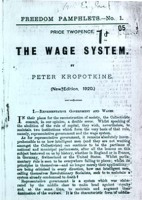 Peter Kropotkin: Das Lohn-System (German language, 2015, Anarchistische Bibliothek)