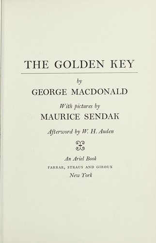 George MacDonald: The golden key (1967, Farrar, Straus)