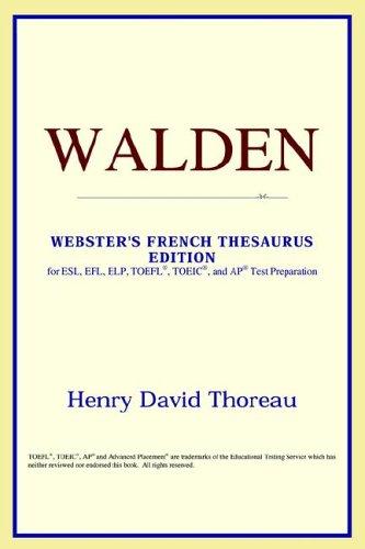 ICON Reference: Walden (Webster's French Thesaurus Edition) (Paperback, 2006, ICON Reference)