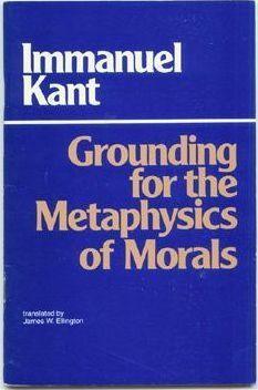 Immanuel Kant: Grounding for the metaphysics of morals (1981)