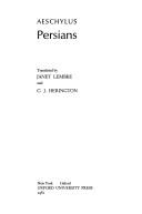 Aeschylus: Persians (1981, Oxford University Press)