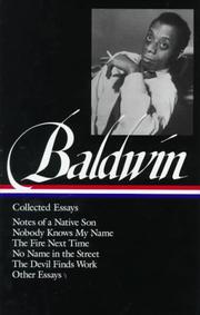 James Baldwin: Collected Essays (1998, Library of America)