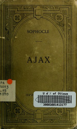 Sophocles: Ajax (French language, 1870, Hachette)