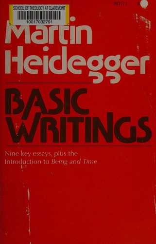 Martin Heidegger: Basic writings (Paperback, 1977, Harper & Row)