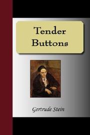 Gertrude Stein: Tender Buttons (Paperback, 2007, NuVision Publications)