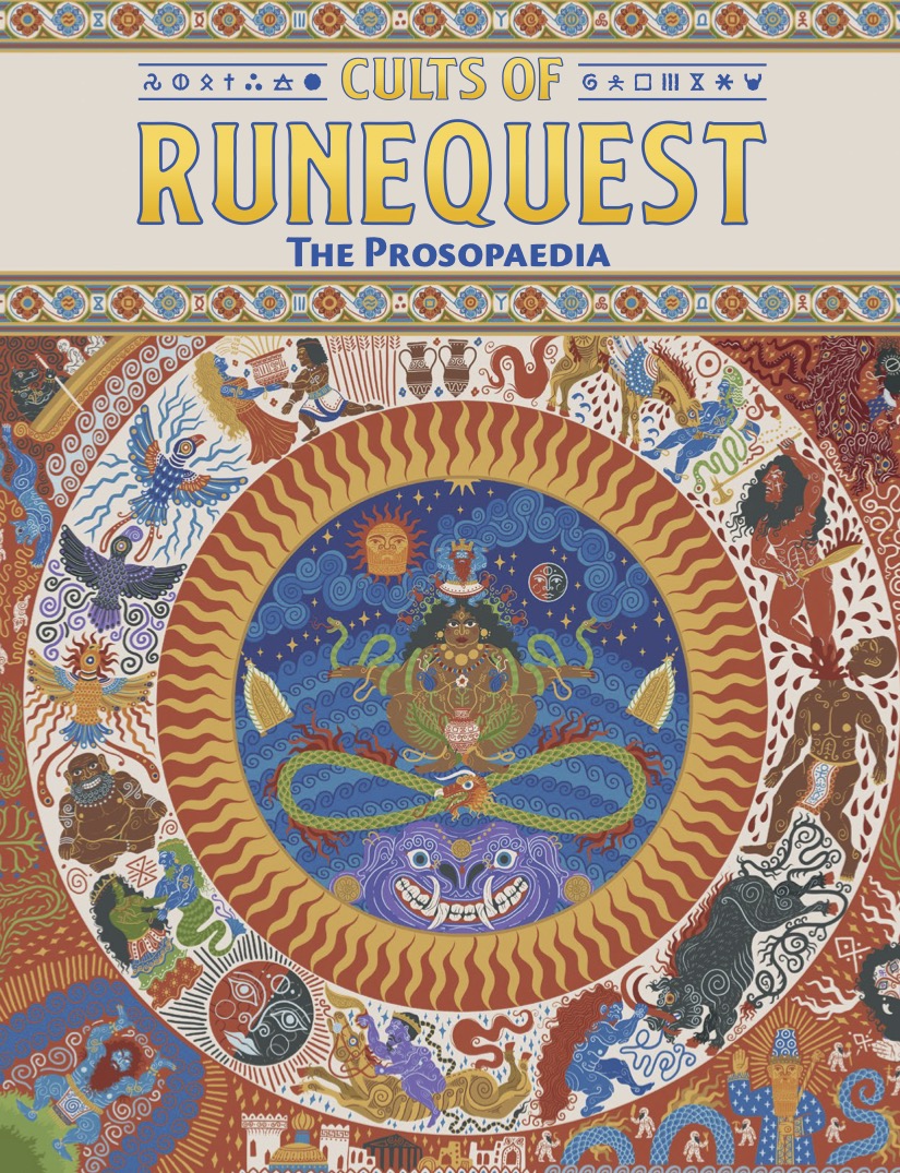 Greg Stafford, Jeff Richard, Sandy Petersen: Cults of RuneQuest: The Prosopaedia (Hardcover, Chaosium)