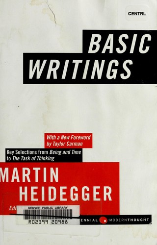 Martin Heidegger: Basic writings (2008, Harper Perennial Modern Thought)