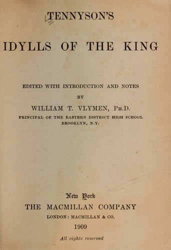 Alfred, Lord Tennyson: Idylls of the King (1961, New American Library)