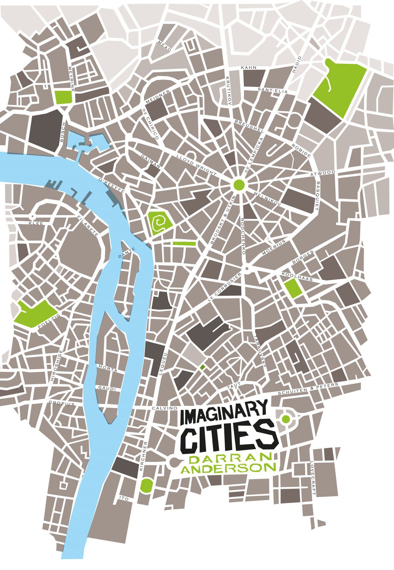 Darran Anderson: Imaginary Cities (2015, Influx Press)