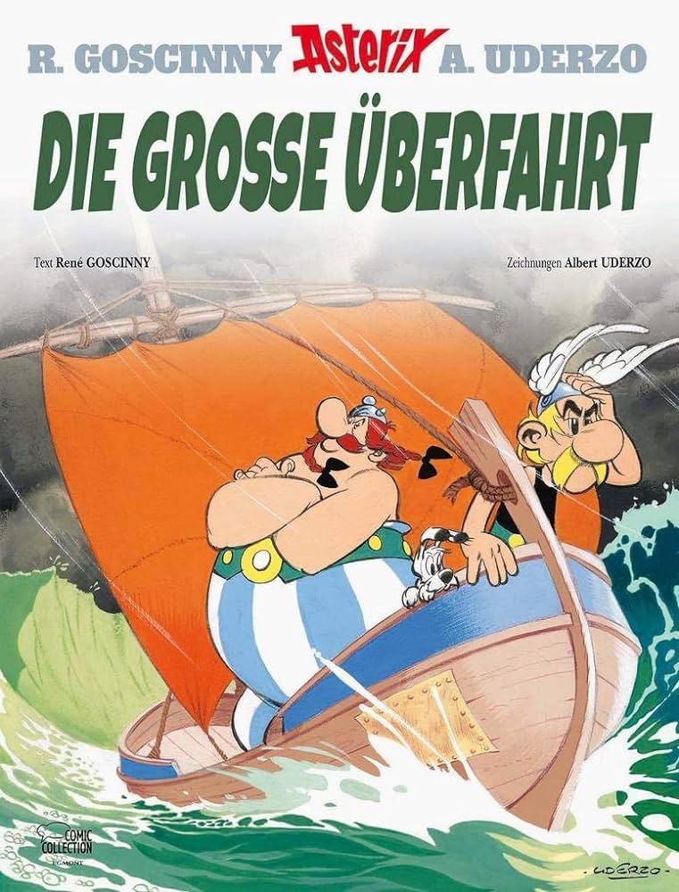 René Goscinny: Die große Überfahrt (German language, 1975, Delta verlag gmbh)