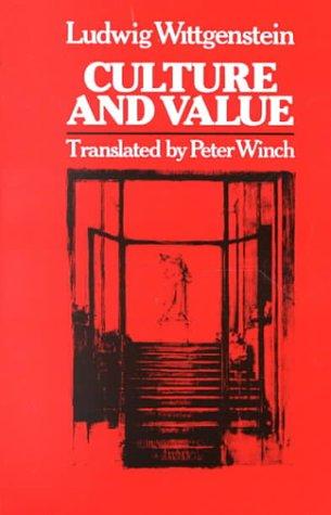 Ludwig Wittgenstein: Culture and Value (Paperback, 1984, University Of Chicago Press)