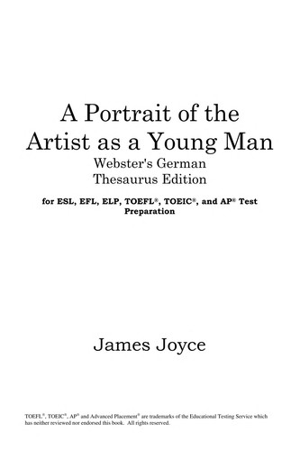 Richard Ellmann: A portrait of the artist as a young man (2005, ICON Classics)