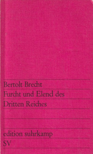 Furcht und Elend des Dritten Reiches (German language, 1973, Suhrkamp)