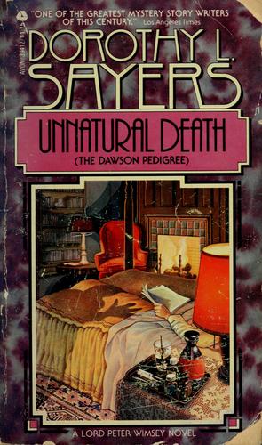 Dorothy L. Sayers: Unnatural death (1964, Avon)