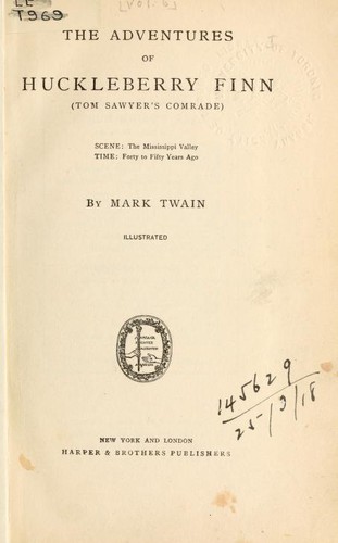 Mark Twain: The Adventures of Huckleberry Finn (Hardcover, 1912, Harper & Brothers Publishers)