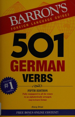 Henry Strutz: 501 German Verbs (2016, B.E.S. Publishing)